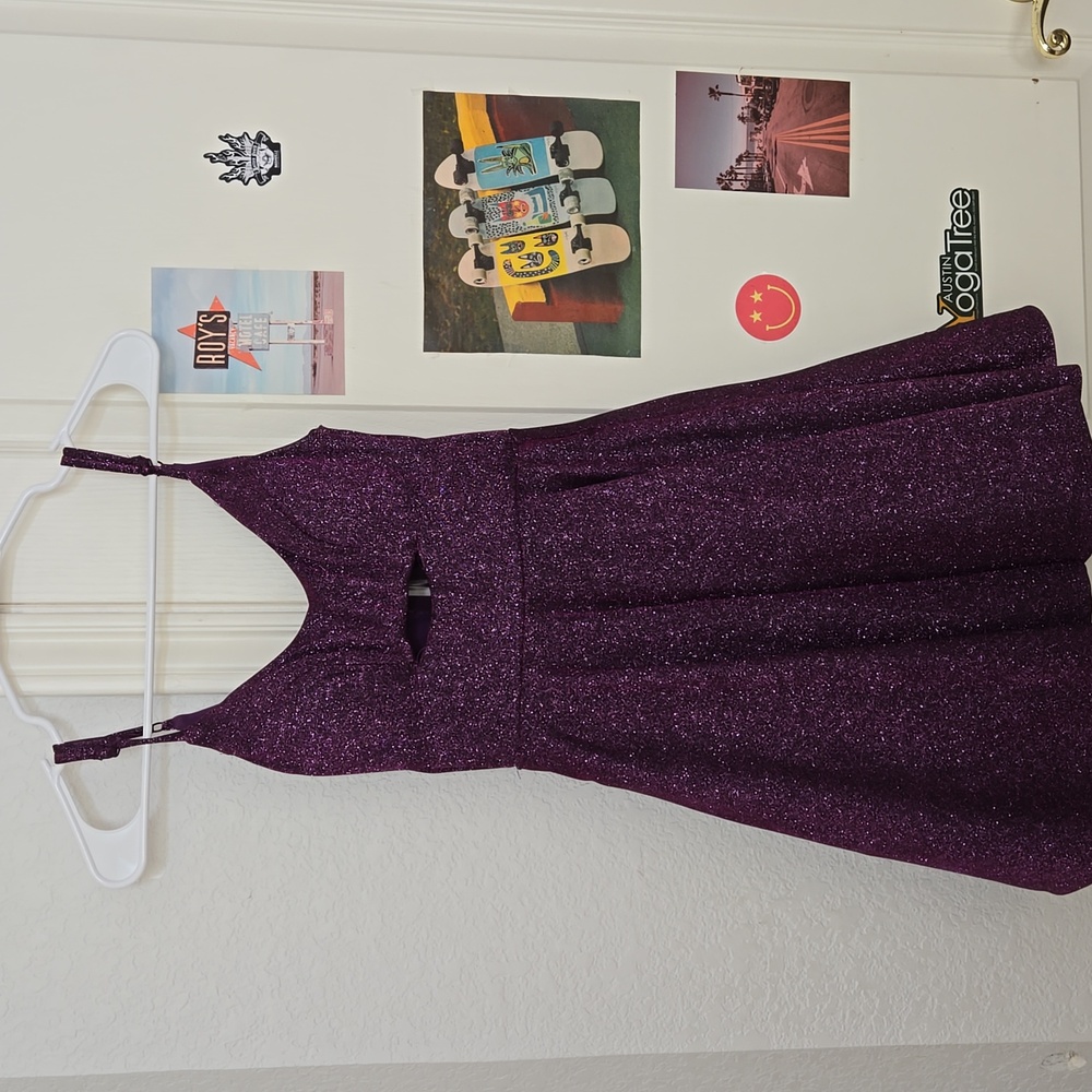 Purple dress